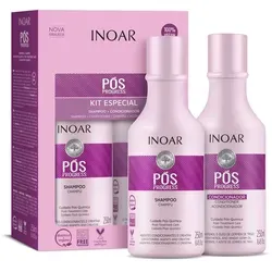INOAR Duo POS Progress Shampoo und Haarkur Set 250 ml in schwarz von INOAR