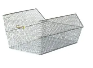 Basil Cento Hinterradkorb, Silber
