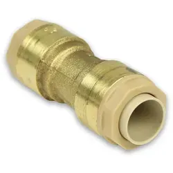 Messing Steckfitting Kupplung für Kupferrohr, verschiedene Größen (Ausführung: 28 mm)