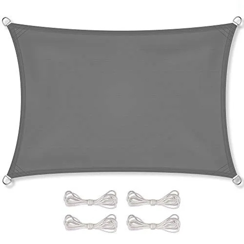 CelinaSun Sonnensegel 4 x 6 m in grau von CelinaSun