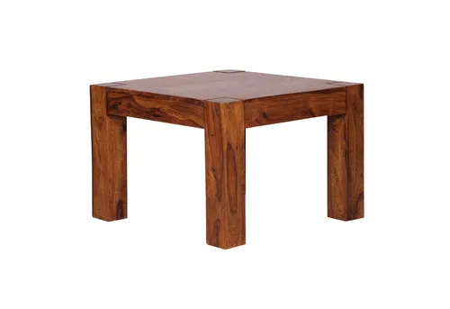 FINEBUY Couchtisch SuVa1173_1 - Quadratisch aus Massivholz - Couchtisch aus Massivholz (60x60cm), modern und geradlinig, ideal für stilvolle Wohnzimmergestaltung.