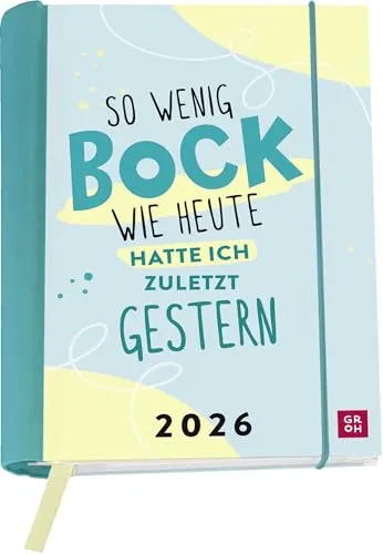 Buchkalender 2026: Lustiger Terminplaner & Organizer - Hörbücher: Kleiner Taschenkalender mit Spiralbindung und 12 heraustrennbare Postkarten für eine kreative Planung.