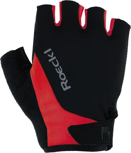Roeckl Sports Fahrradhandschuh Basel 2, Performance Unisex Fingerhandschuh, Schwarz/Rot 10 - Rutschfester Halt und hohe Bewegungsfreiheit – ideal für lange Radtouren. Ergonomische Polsterung sorgt für Komfort, während reflektierende Elemente die Sichtbarkeit erhöhen. Pflegeleicht und in verschiedenen Farben erhältlich.