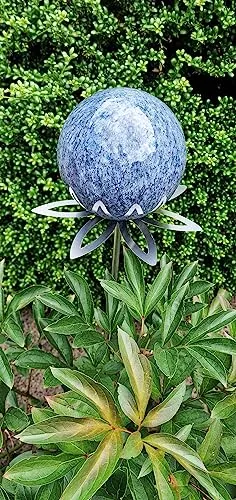Jürgen Bocker Garten-Ambiente Blütenzauber Paris Rosenkugel 10 cm - Elegante Rosenkugel aus Edelstahl, ideal für kreative Gartengestaltung. Der 80 cm lange Stab ermöglicht vielseitige Platzierung in Beeten oder Kübeln. Verleihen Sie Ihrem Garten einen Hauch von Eleganz! 100% wetterfest und langlebig.