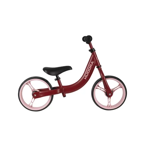 Laufrad Hudora Classic Bordeaux 12 Zoll - Robustes Laufrad aus Stahl für Kinder ab 3 Jahren, bis 35 kg belastbar, fördert die motorischen Fähigkeiten und das Gleichgewicht.
