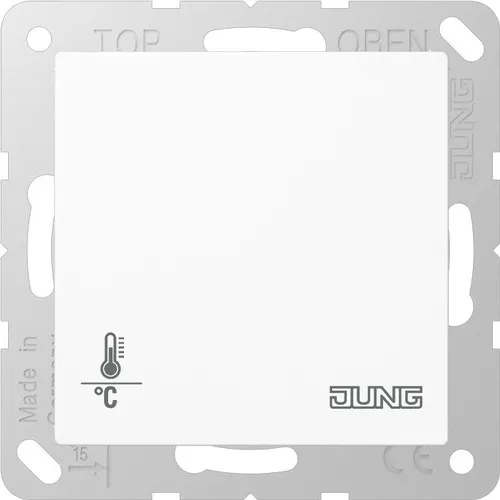 KNX Objektregler alpinweiß AS 500 A 500 & A plus von Jung von Jung KNX Bussystem-Raumtemperaturregler