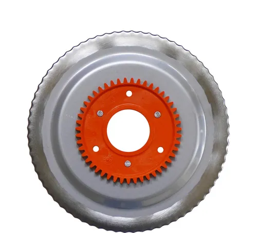 Ritter Standard Schinken-Aufschnittmesser mit orangefarbenem Zahnrad