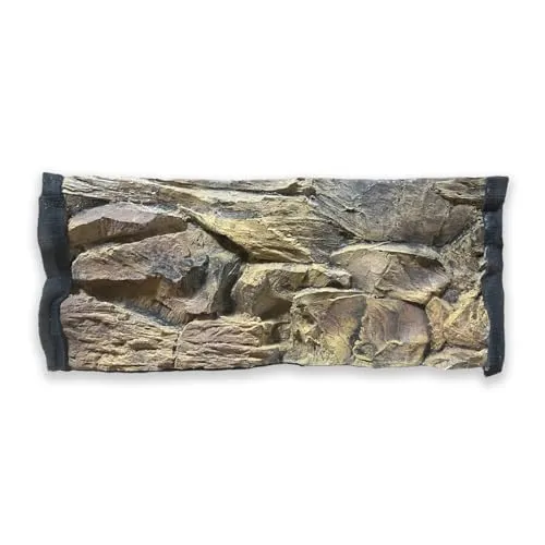 ZooPaul Aquarium Rückwand 3D 60x30 Terrarium Hintergrund Fels Stein Wurzel Struktur Amazonas NEU