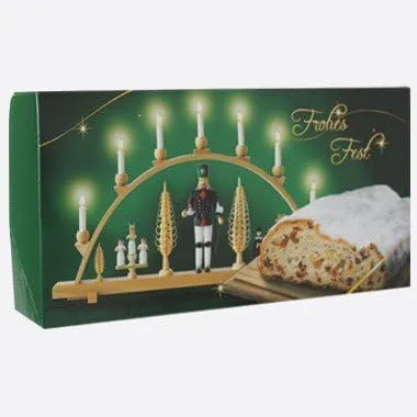 Lomatek Stollenkarton Köstlichkeiten 1,0kg - Frischhaltedosen: Stabiler Stollenkarton für die sichere Aufbewahrung und den Transport von Stollen und Gebäckstücken.