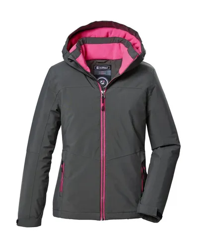 killtec Mädchen Funktionsjacke KOW 352 GRLS JCKT - Funktionsjacke für Mädchen mit Kapuze, wasserdicht (10.000 mm), umweltfreundlich und ideal für Outdoor-Abenteuer.