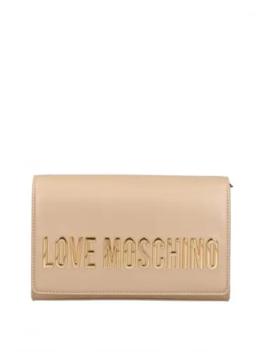 LOVE MOSCHINO Klappcover Smart Daily Clutchbag - Damentaschen mit eleganter goldener Kette, perfekt für besondere Anlässe und stilvolle Auftritte.
