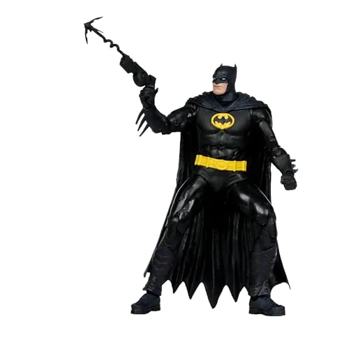 McFarlane DC Figurine Build A JLA Batman 18 cm - Actionfigur für Kinder, beeindruckendes Batman-Design mit hochwertigen Details und Gelenkpunkten. Perfekt zum Spielen oder Sammeln und Teil der Build A JLA Serie für DC-Fans.