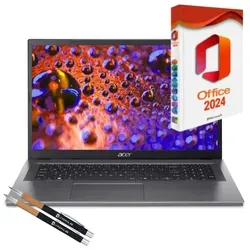Acer Aspire Go 17 – Leistungsstarker Laptop mit Windows 11 Pro und MS Office 2024 - Der Acer Aspire Go 17 überzeugt mit einem Intel Core 3-N355 Prozessor, 8 GB RAM und 256 GB SSD. Ideal für produktives Arbeiten mit umfangreicher Software und mobiler Nutzung.