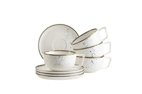 MÄSER Serie Pintar Kaffetassen-Set für 4 Personen in blau von Mäser