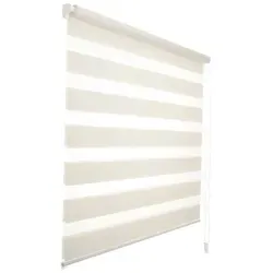 Doppelrollo Duo-Doppelrollo KLEMMFIX, DécoProfi, Lichtschutz, mit Bohren/ohne Bohren, Fenster- oder Wandmontage beige 80 cm x 160 cm