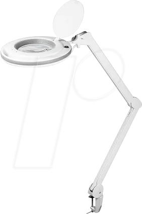 LED-Klemm-Lupenleuchte 9 W - Sonstige, dimmbar mit 80-730 lm Helligkeit und 127 mm Kristall-Glaslinse für präzises Arbeiten und optimale Lichtverhältnisse.