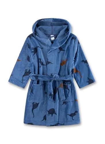 Sanetta Kinderbademantel AOP Gr. 98 Blau - Weicher Kinderbademantel in Blau (Gr. 98) aus 90% Baumwolle und 10% Polyester. Ideal für den Alltag, sorgt für wohlige Wärme nach dem Baden. Entdecken Sie weitere Sanetta Produkte bei Bergfreunde.de!