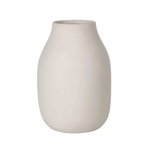 Blomus Colora Vase Ø 14 cm moonbeam in beige von Blomus