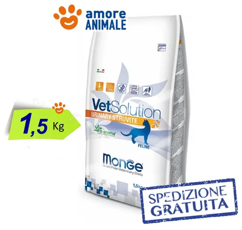 Monge Vetsolution Cat Urinary Struvit 1,5 KG -> Kroketten für Katze, Katzen