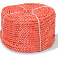 vidaXL Polypropylenseil 12mm 250m Orange - Hochwertiges Allzweckseil aus robustem Polypropylen, ideal für Haushalt und Garten. Wetterfest und langlebig, perfekt für vielseitige Anwendungen.