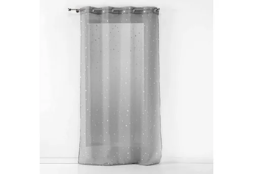 Douceur d'intérieur Ösenvorhang FLUO NIGHT mit Sternen, 140 x 240 cm - Gestalten Sie das Kinderzimmer mit dem leuchtenden Ösenvorhang FLUO NIGHT von Douceur d'intérieur. Der hochwertige Polyester-Vorhang sorgt für eine gemütliche Atmosphäre und lässt sich dank der praktischen Ösen einfach aufhängen.