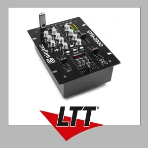 Skytec STM-2300 2-Kanal-Mischpult USB/MP3