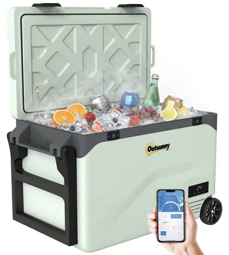 Outsunny 42,5 L Kompressor Kühlbox – Leise und mobil für Outdoor-Abenteuer