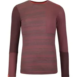 Ortovox 185 Rock'N'Wool Long Sleeve für Damen - Funktionsunterwäsche aus 100% feiner Merinowolle, ideal für Wintertouren. Weich, warm und temperaturregulierend für optimalen Komfort beim Freeriden.