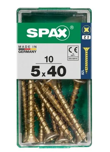 Spax Universalschrauben 5.0 x 40 mm PZ 2 - 10 Stk.  Schraube