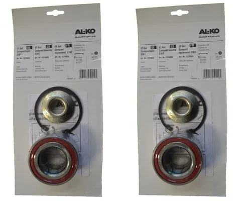 ALKO Radlager 1224805 mit Radmutter und Sicherung - Hochwertiges Radlager 80/42x42 mm von ALKO, inklusive Radmutter und Sicherung. Ideal für präzise Fahrzeugreparaturen und langlebige Leistung im Kfz-Radbereich.