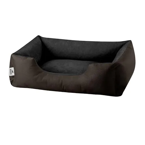 BedDog Hundebett S - Ergonomisches Hundekissen für kleine Hunde - Hundebett für kleine Hunde, ergonomisch geformt mit abnehmbarem, waschbarem Bezug für einfache Pflege und hohen Komfort. Ideal für drinnen und draußen.