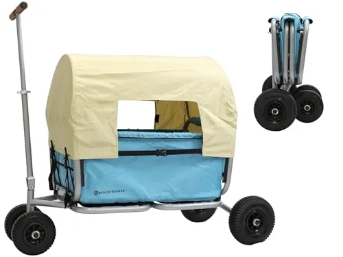 Hand- & Bollerwagen Blau von Beachtrekker