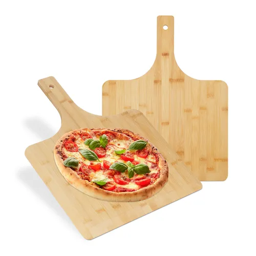 Pizzaschieber 50 cm aus Bambus - Praktische Pizzaschaufel aus hochwertigem Bambus, ideal für das sichere Herausnehmen von Pizzen aus dem Ofen. Perfekt für Hobbyköche und Pizzaliebhaber!
