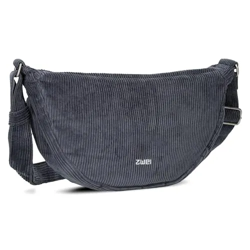 ZWEI Mademoiselle M50 Umhängetasche 32 cm - cord-polar - Umhängetasche aus hochwertigem Cordstoff, ideal für modebewusste Frauen. Verstellbarer Schulterriemen und sicherer Reißverschluss bieten Komfort und Funktionalität.
