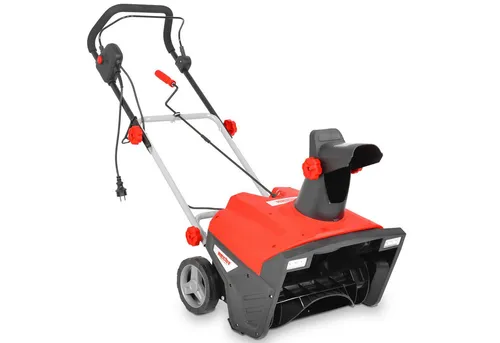 Hecht Elektro-Schneefräse 9235 2300 W einstufig, LED-Beleuchtung, 9 m Wurfweite, 50 cm Arbeitsbreite, Schneeschleuder für Einfahrt, Gehweg & Hof, IP X4