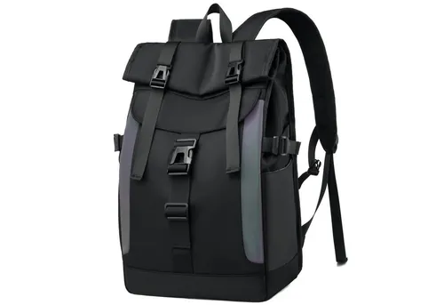 Rebel Rucksack Tagesrucksack - Großzügiges Raumwunder mit Laptopfach und Reflektoren - Freizeitrucksäcke mit wasserabweisendem Material, reflektierenden Elementen für Sicherheit und einem gepolsterten Laptopfach für 15 Zoll Laptops. Ideal für Alltag und Reisen.