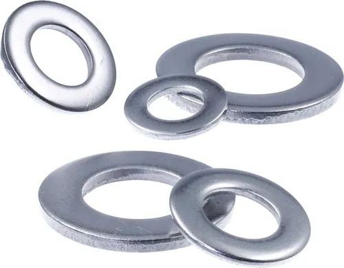 SECCARO Unterlegscheibe für Schrauben M5, 5.3 x 10.0 x 1.0, Edelstahl V2A VA A2, DIN 125 / ISO 7089 & 7090, 20 Stück