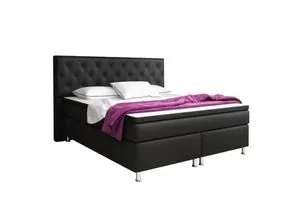 Produktbild Inter Handels Boxspringbett Turin 180x200 cm schwarz
