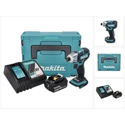 Makita DTS 141 RG1J Akku Impulsschrauber 18 V - Akkuschrauber mit 40 Nm Drehmoment, inklusive 6 Ah Akku und Ladegerät, ideal für professionelle Anwendungen und DIY-Projekte.