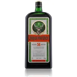 Jägermeister 3l Premium Kräuterlikör 35% Vol. - Integrierte Ausschankhilfe für perfekte Shots, 56 erlesene Kräuter, ideal für jede Feier