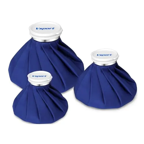 Vsport Eisbeutel für Verletzungen, warmflasche, Eis-Kältepackung, Heiß- und Kältetherapie und Schmerzlinderung, Erste-Hilfe-Therapie-Packungen reduzieren Sportverletzungen, 3 Stück (6“/9”/11“)