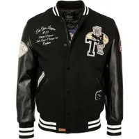 Top Gun Bomberjacke TG20202014 - Sportliche Bomberjacke mit aufgenähten Patches für einen lässigen Look. Ausgestattet mit elastischem Strick an den Abschlüssen und zwei praktischen Seitentaschen. Ein echter Hingucker mit tollem Motiv auf der Rückseite.