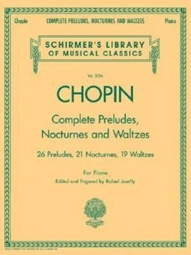 Complete Preludes, Nocturnes and Waltzes für Klavier von G. Schirmer, Inc.