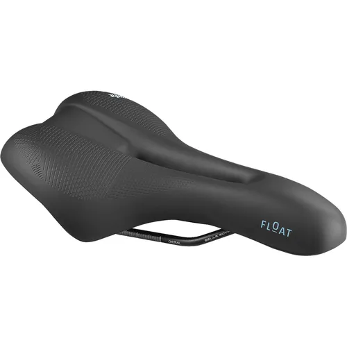 Selle Royal Unisex Float Sattel – Schwarz, 267 x 161 mm - Fahrradsattel mit anatomisch geformter Aussparung und Slow-Fit-Schaum für hohen Komfort auf langen Fahrten.