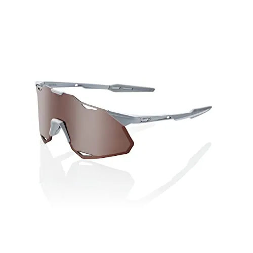 100% HYPERCRAFT Fahrradbrille Schwarz Orange/Rot XS - Leichte und robuste Sonnenbrille für Radfahrer, bietet optimalen Schutz und perfekten Sitz bei sportlichen Aktivitäten.