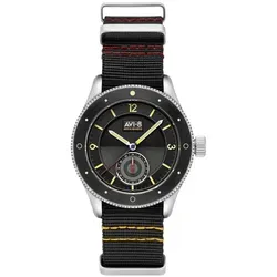 AVI-8 Flyboy AV-4112-01 Herren Armbanduhr - Quarz-Herrenuhr mit 40 mm Edelstahlgehäuse, schwarzem Zifferblatt und leuchtenden Indexen. Ideal für stilvolle Männer, die Funktionalität mit einem klassischen Design verbinden.