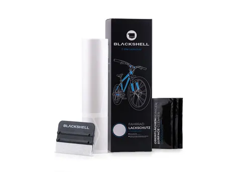 Blackshell Lackschutzfolie E-Bike Aufkleber Schutzfolie, Trekking, MTB, Matt Transparent, 21-teilig, Steinschlagschutzset, Lackschutzfolie, Einfache Montage
