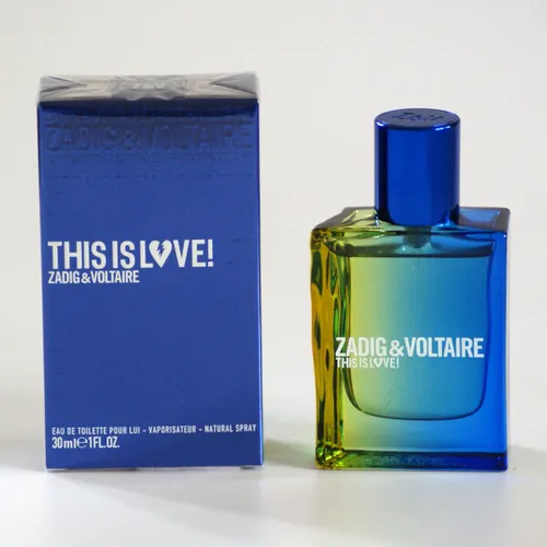 Zadig & Voltaire This Is Love EDT pour lui 30ml - Herren Eau de Toilette mit 30 ml, verleiht einen einzigartigen, verführerischen Duft für jeden Anlass.
