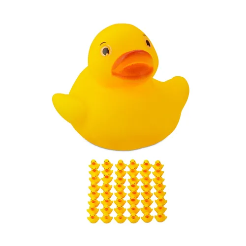 Badeente Badequietscheente Quietscheente Gummiente Wasserspielzeug 3,5 cm