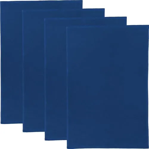 Erwin Müller Reinigungstuch, Putztuch, Multifunktionstuch 4er-Pack marine Größe 50x70 cm - saugstark, zum Putzen oder Staubwischen, robust und langlebig, mit Frottierseite
